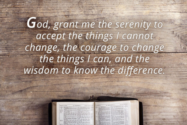 A Serenity Prayer for Grievers